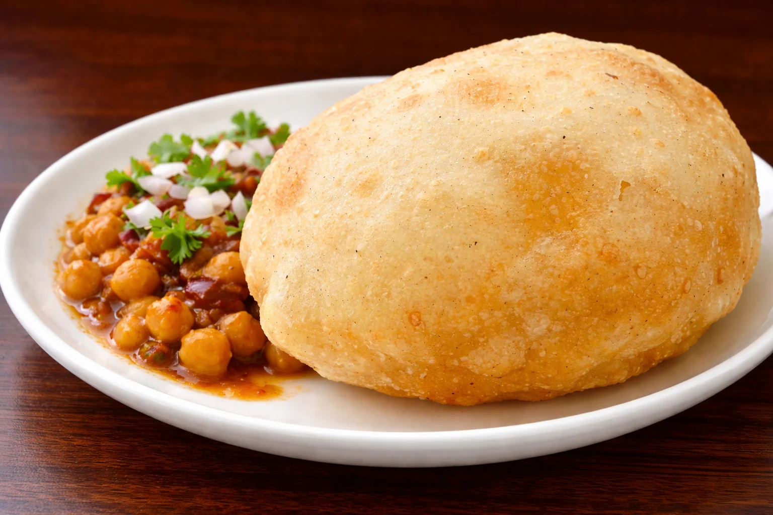 Chole Bhature at Food Mahal Tiffin & Buffet in Regina, SK